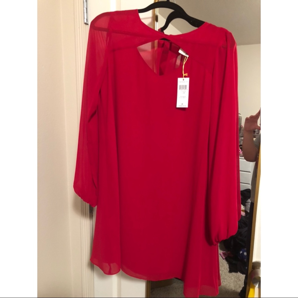 BCBG Rouge shift dress
